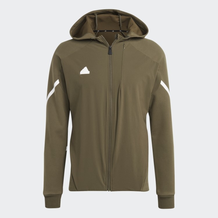 Adidas Olive Designed 4 Gameday Premium Full-zip Track Top