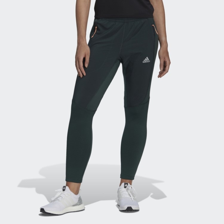 Calça De Corrida De Lã Verde Adidas X-city