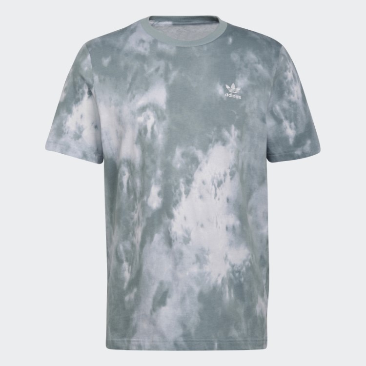 Camiseta Tie-dyed Cinza Adicolor Essentials Trefoil Adidas