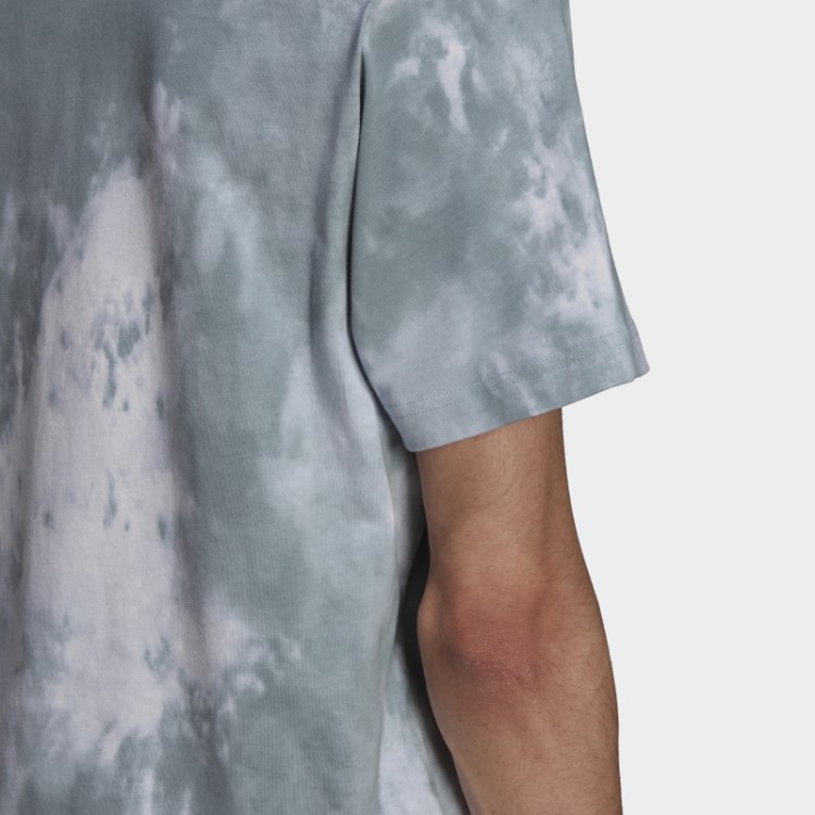 Camiseta Tie-dyed Cinza Adicolor Essentials Trefoil Adidas