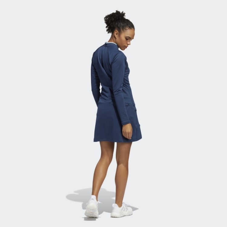 Vestido De Malha Adidas Warp Azul Marinho