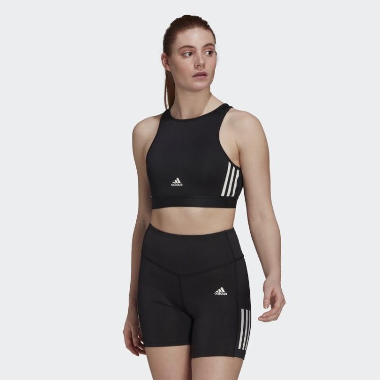 Sutiã De Treino Hyperglam Aeroready Training Com Suporte Leve Preto Adidas