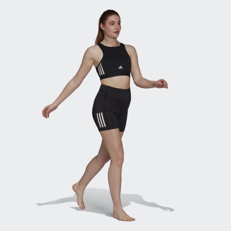 Sutiã De Treino Hyperglam Aeroready Training Com Suporte Leve Preto Adidas