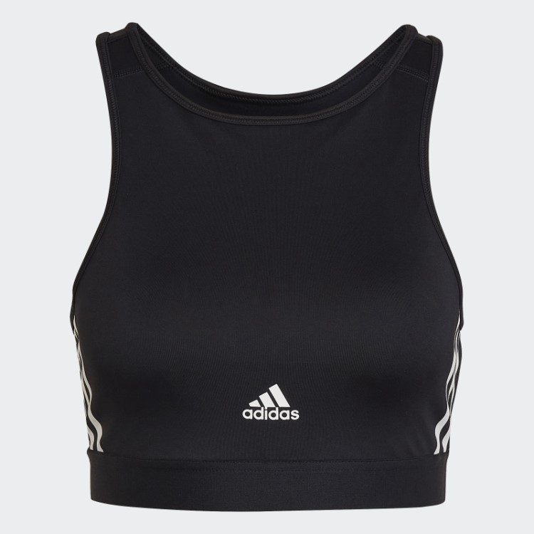 Sutiã De Treino Hyperglam Aeroready Training Com Suporte Leve Preto Adidas