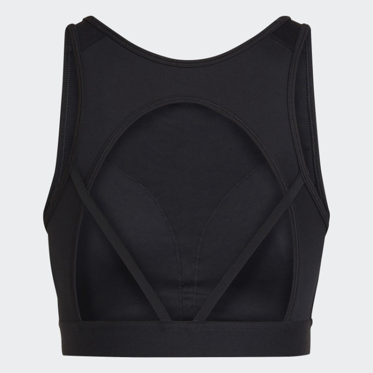 Sutiã De Treino Hyperglam Aeroready Training Com Suporte Leve Preto Adidas