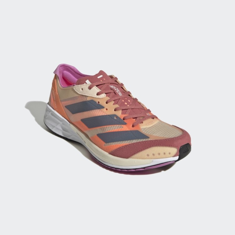 Adidas Laranja Adizero Adios 7 Tênis De Corrida