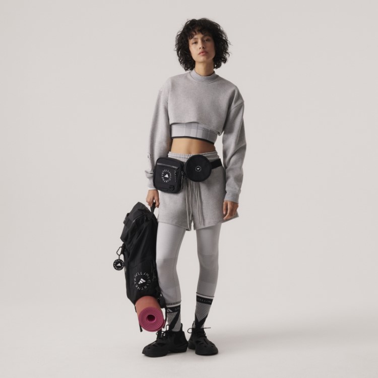 Moda Cinza Médio Adidas By Stella Mccartney Truecasuals Terry Short