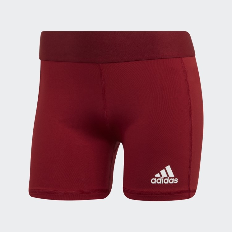 Bermuda De Vôlei Adidas Colleg Burgundy Techfit
