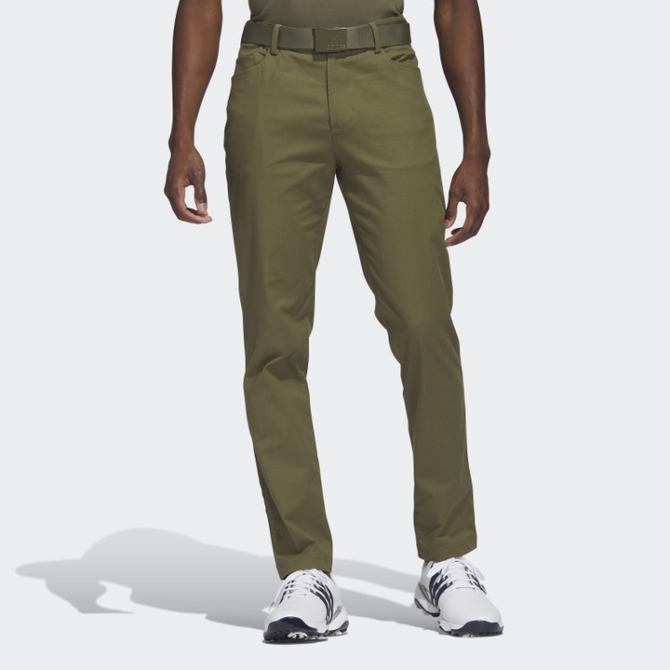 Go-to Calças De Golfe De 5 Bolsos Adidas Verde-oliva