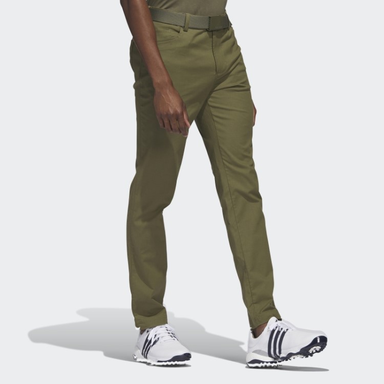 Go-to Calças De Golfe De 5 Bolsos Adidas Verde-oliva