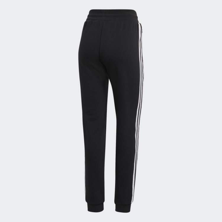 Calça Preta Slim Com Punho Adidas