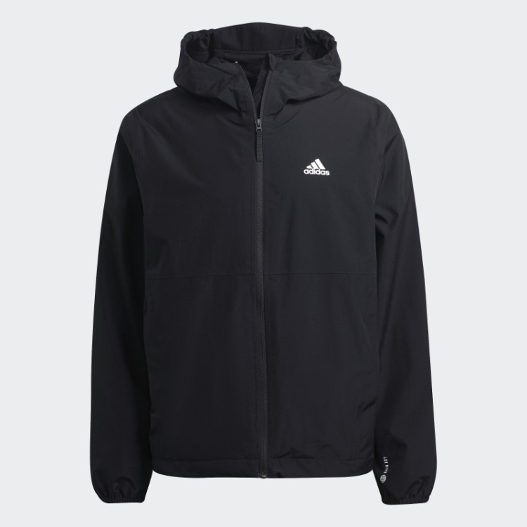 Jaqueta Preta Adidas Essentials Rain.rdy