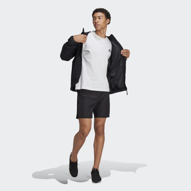 Jaqueta Preta Adidas Essentials Rain.rdy