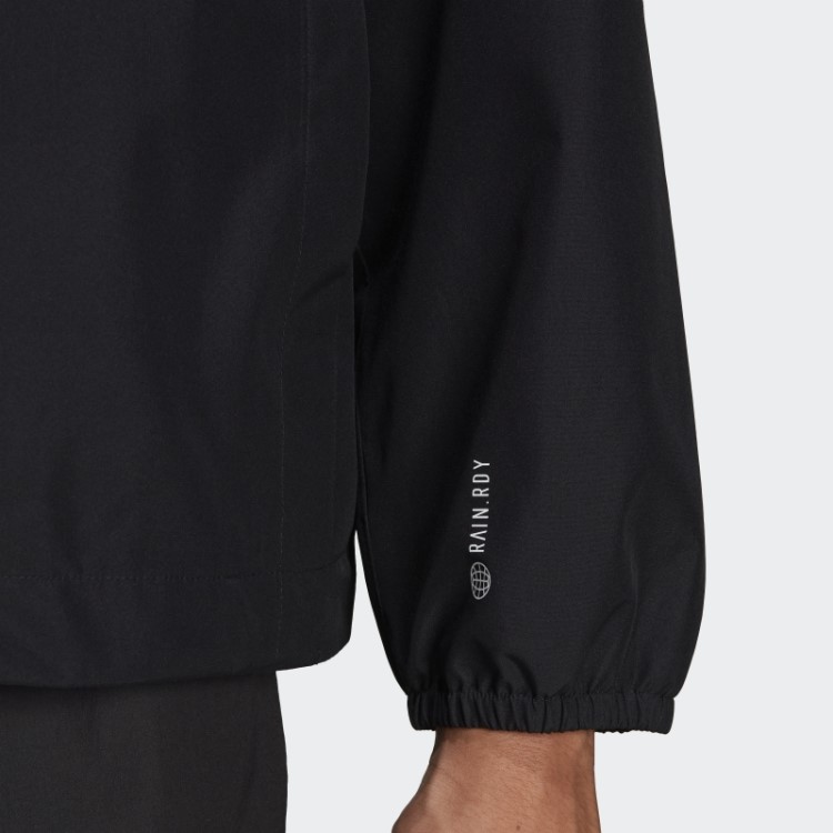 Jaqueta Preta Adidas Essentials Rain.rdy