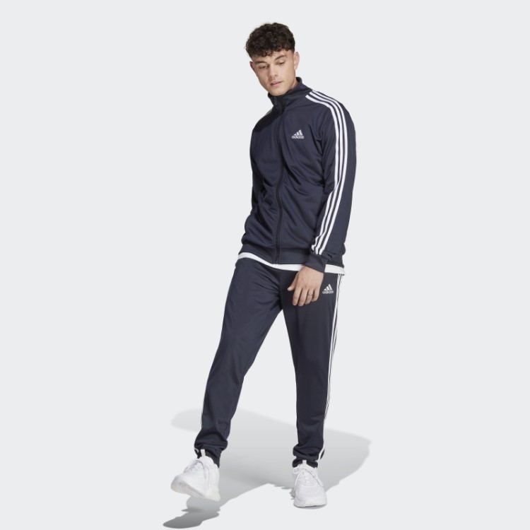 Fato De Treino De Tricot Com As 3 Riscas Básicas Adidas Ink