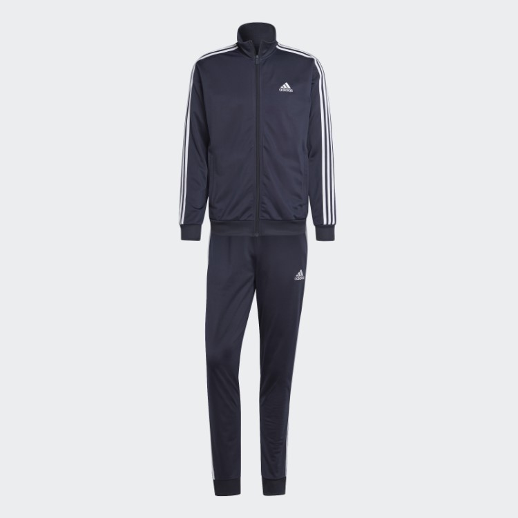 Fato De Treino De Tricot Com As 3 Riscas Básicas Adidas Ink