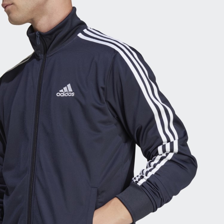 Fato De Treino De Tricot Com As 3 Riscas Básicas Adidas Ink
