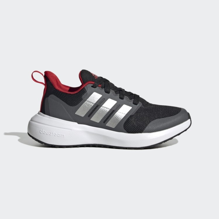Sapato Vermelho Adidas Fortarun 2.0 Cloudfoam Com Cadarço