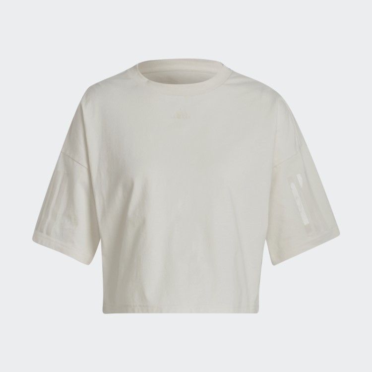 Camiseta Branca Adidas Hyperglam Boxy