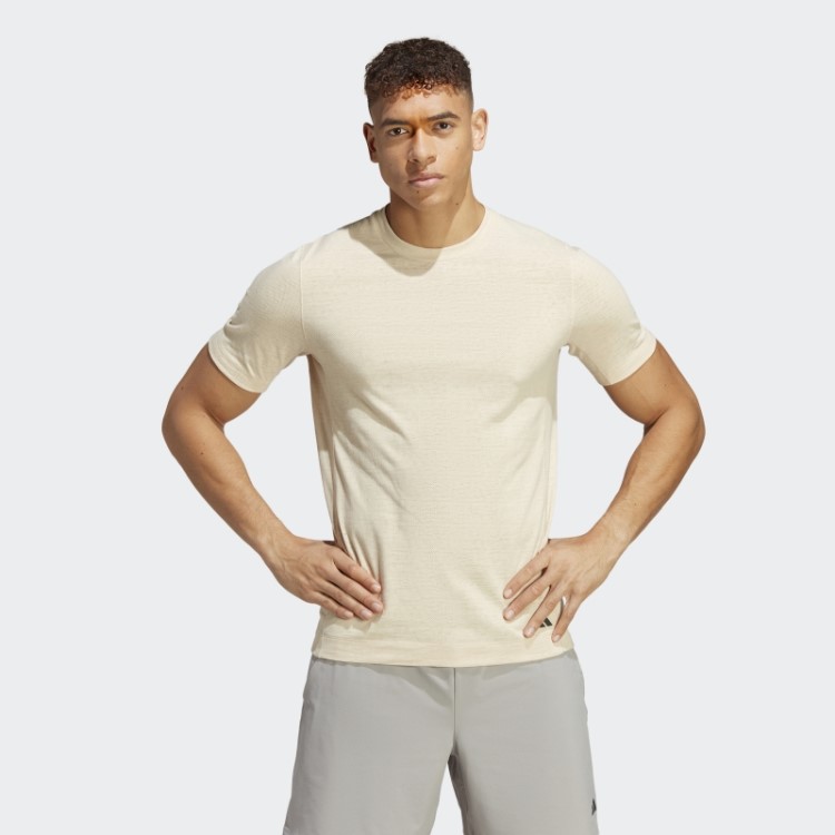 Camiseta De Treinamento De Ioga De Areia Adidas