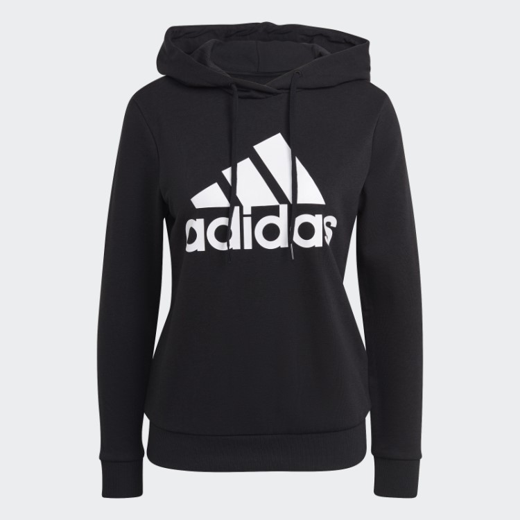 Essentials Moletom Com Logo Relaxado Preto Adidas