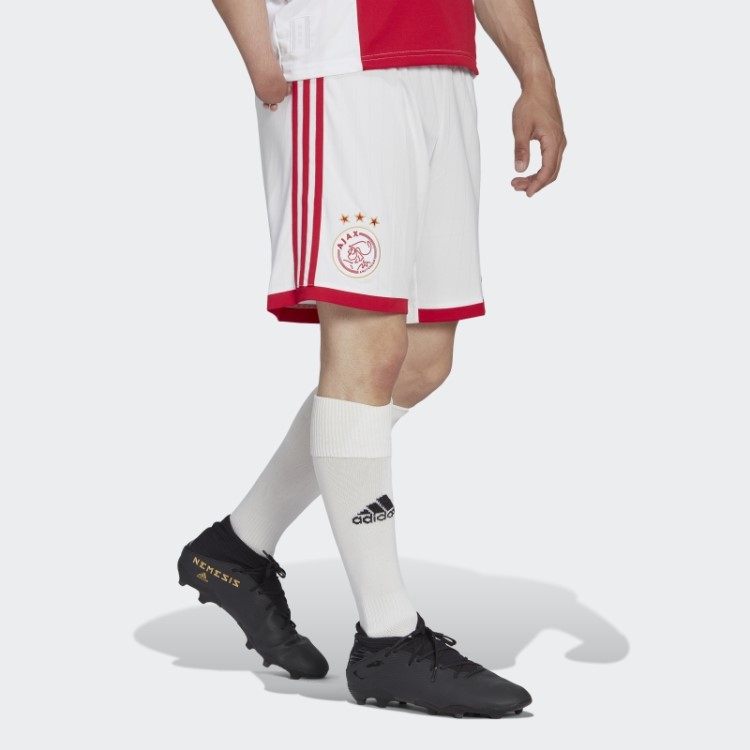 Calção Ajax Amsterdam 22/23 Home Adidas Branco