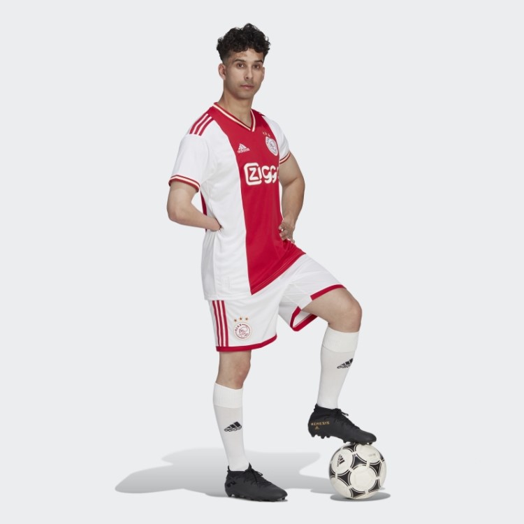 Calção Ajax Amsterdam 22/23 Home Adidas Branco
