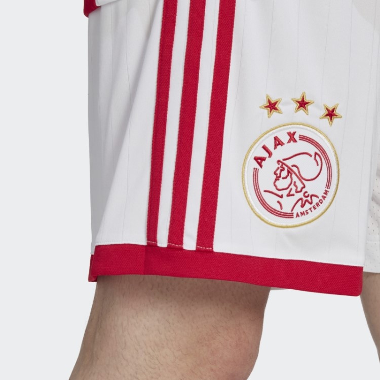 Calção Ajax Amsterdam 22/23 Home Adidas Branco