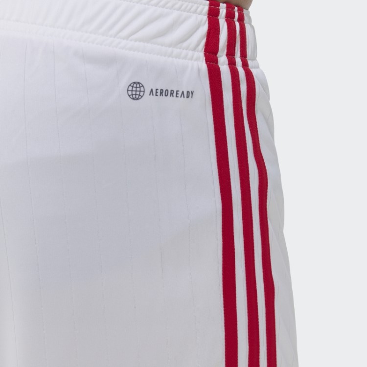 Calção Ajax Amsterdam 22/23 Home Adidas Branco
