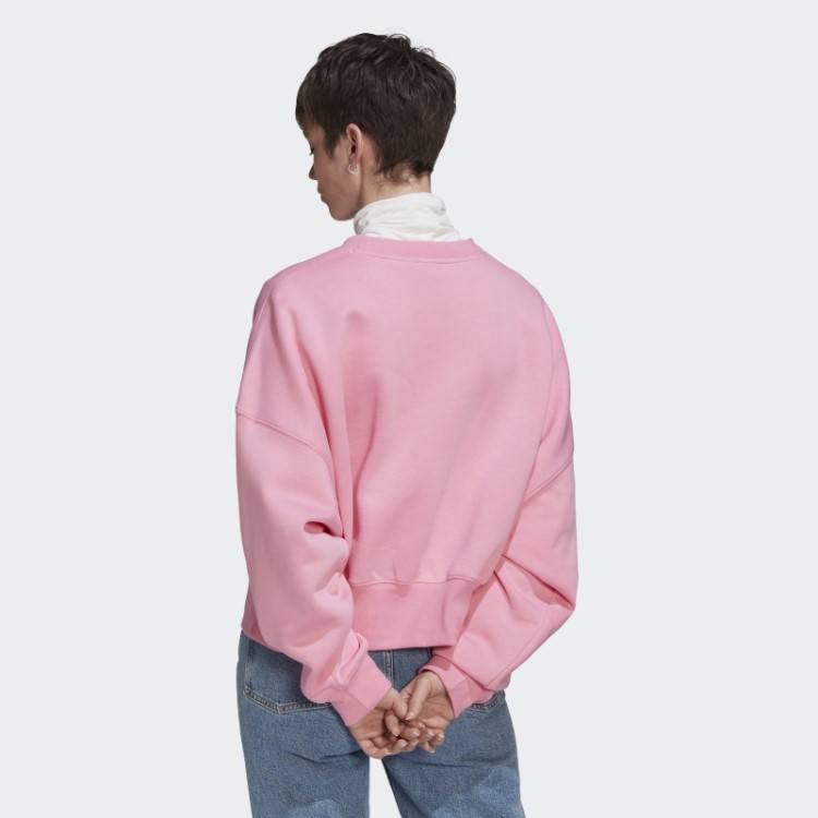 Moletom De Lã Rosa Adicolor Essentials Adidas