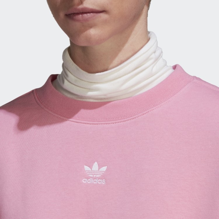Moletom De Lã Rosa Adicolor Essentials Adidas