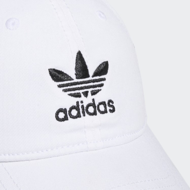 Chapéu Adidas Lavado Relaxado Branco