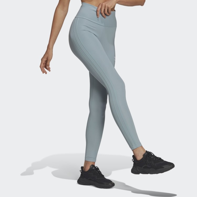 Meia-calça Cinza Adicolor Classics Tonal Com As Três Listras Adidas