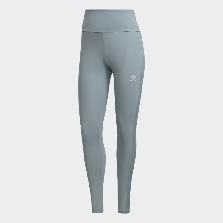 Meia-calça Cinza Adicolor Classics Tonal Com As Três Listras Adidas
