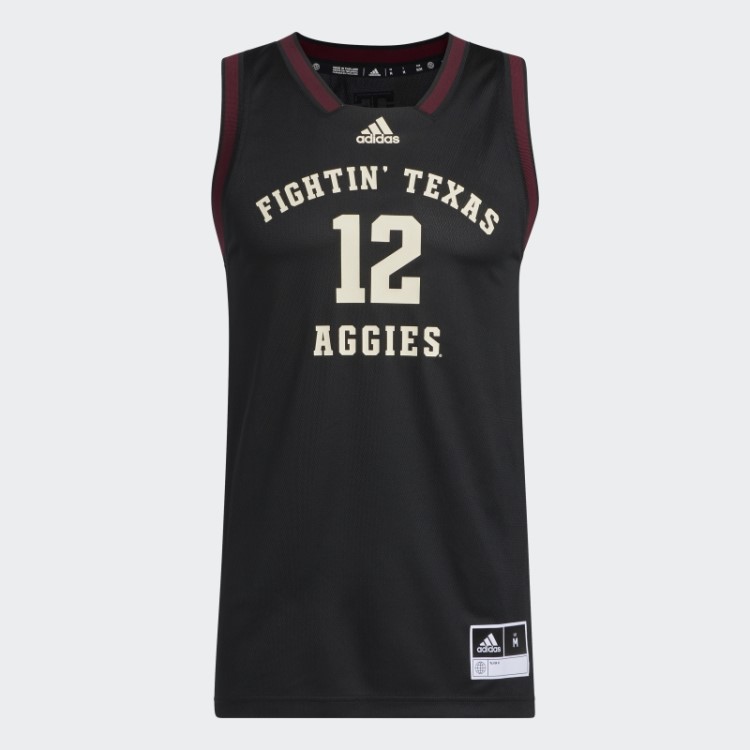 Camisa Aggies Swingman Preta Adidas