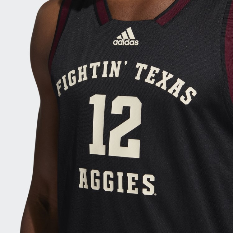 Camisa Aggies Swingman Preta Adidas
