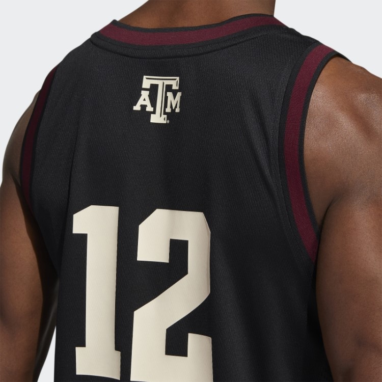 Camisa Aggies Swingman Preta Adidas