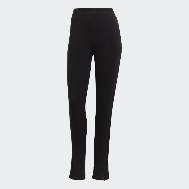 Calça Skinny Com As Três Listras Preta Adidas Sportswear Future Icons