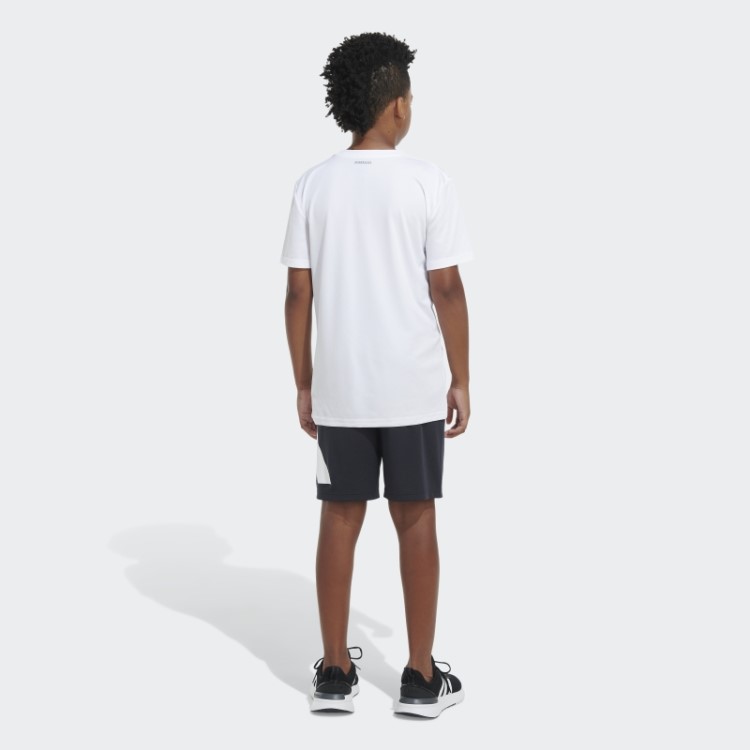 Shorts Com Logotipo Lateral Essentials Preto Adidas