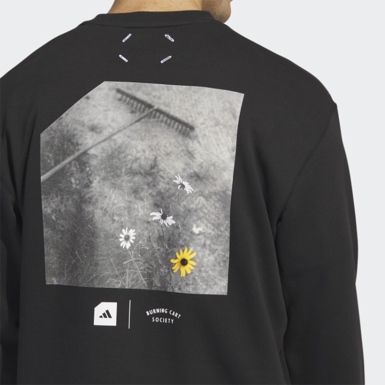 Moletom De Golfe Preto Adidas Adicross X Ardente Cart Layer