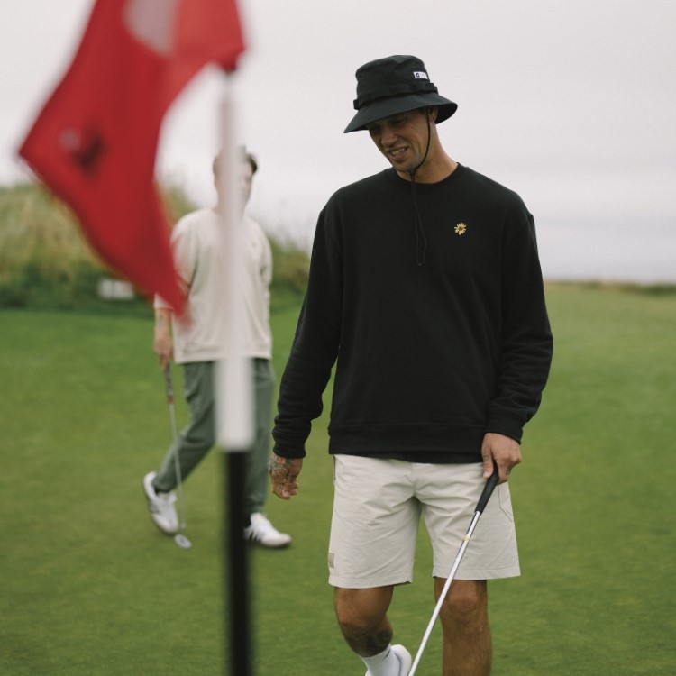 Moletom De Golfe Preto Adidas Adicross X Ardente Cart Layer