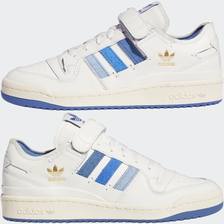 Adidas Forum 84 Sapatos Baixos Azul Alterado