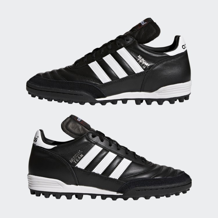 Sapatos Pretos Da Equipe Mundial Adidas