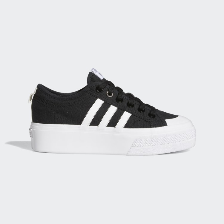 Sapato Plataforma Adidas Nizza Branco