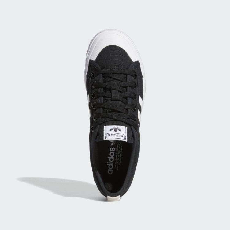 Sapato Plataforma Adidas Nizza Branco