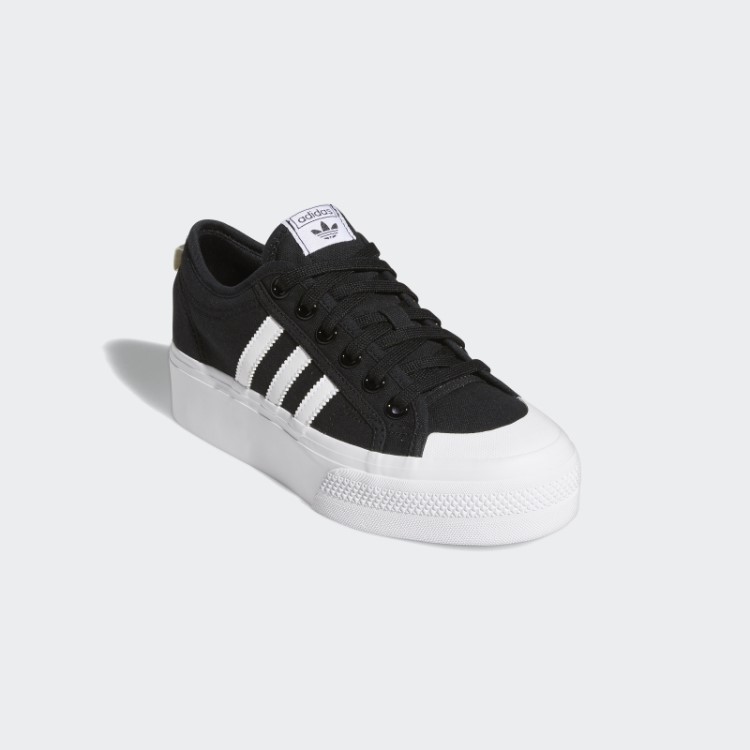 Sapato Plataforma Adidas Nizza Branco