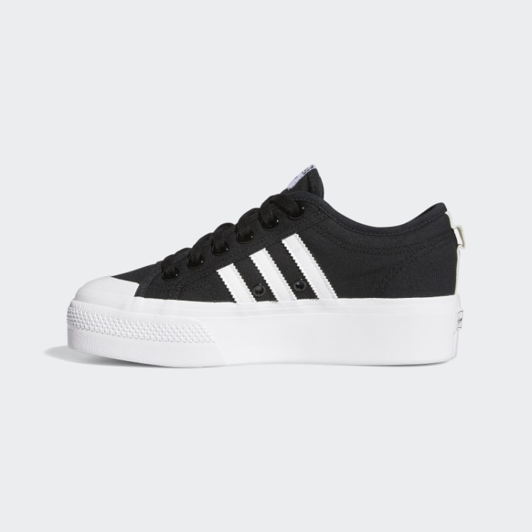 Sapato Plataforma Adidas Nizza Branco