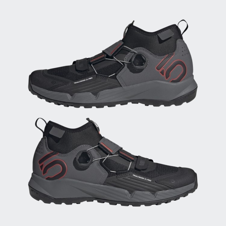 Tênis De Mountain Bike Com Clip Cinza 5.10 Trailcross Pro Adidas