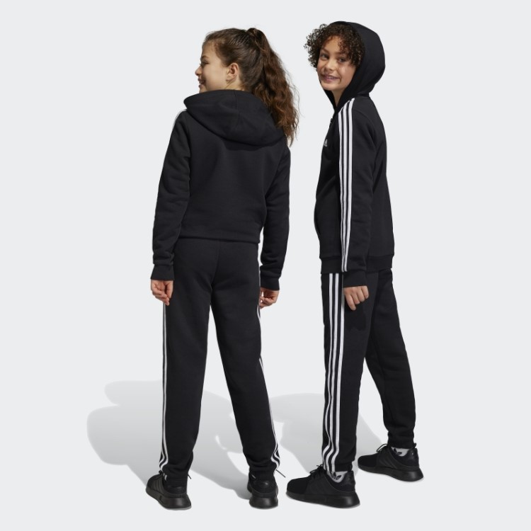 Calça De Lã Com As Três Listras Preta Adidas Essentials