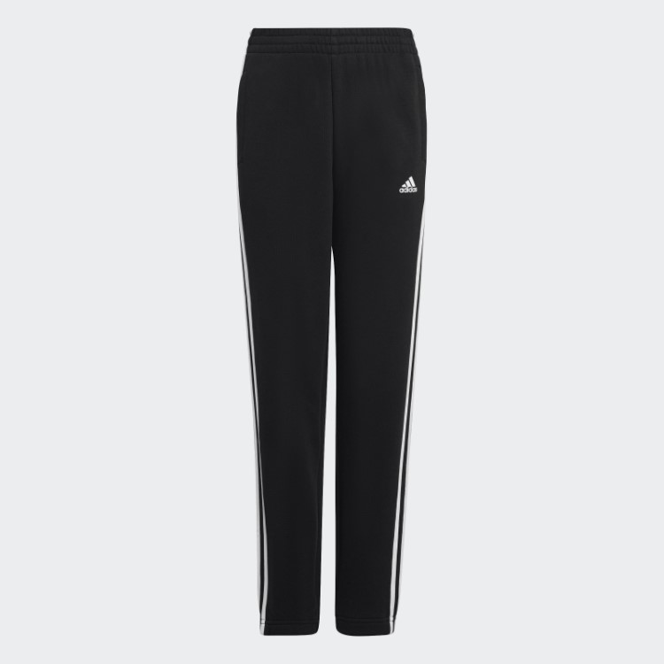 Calça De Lã Com As Três Listras Preta Adidas Essentials